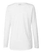 Under Armour 1376852, T-Shirts - Long Sleeve, White/ Mod Grey