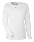 Under Armour 1376852, T-Shirts - Long Sleeve, White/ Mod Grey