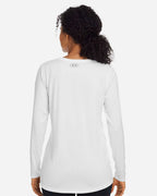 Under Armour 1376852, T-Shirts - Long Sleeve, White/ Mod Grey