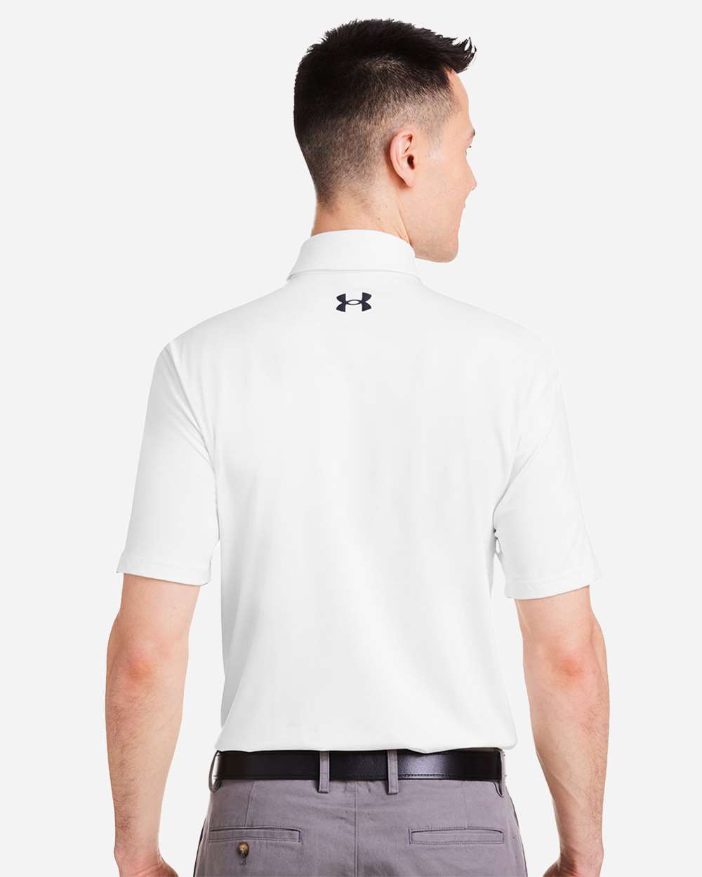 Under Armour 1383255, Polos, White/ White