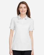Under Armour 1376905, Polos, White/ Mod Grey