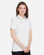 Under Armour 1376905, Polos, White/ Mod Grey