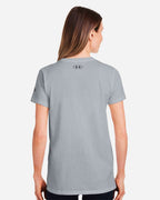 Under Armour 1383284, T-Shirts - Premium, Mod Grey Medium Heather/ Black
