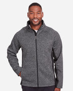 Spyder 187330, Men's Constant Full-zip Sweater Fleece Jacket, Black/ Red