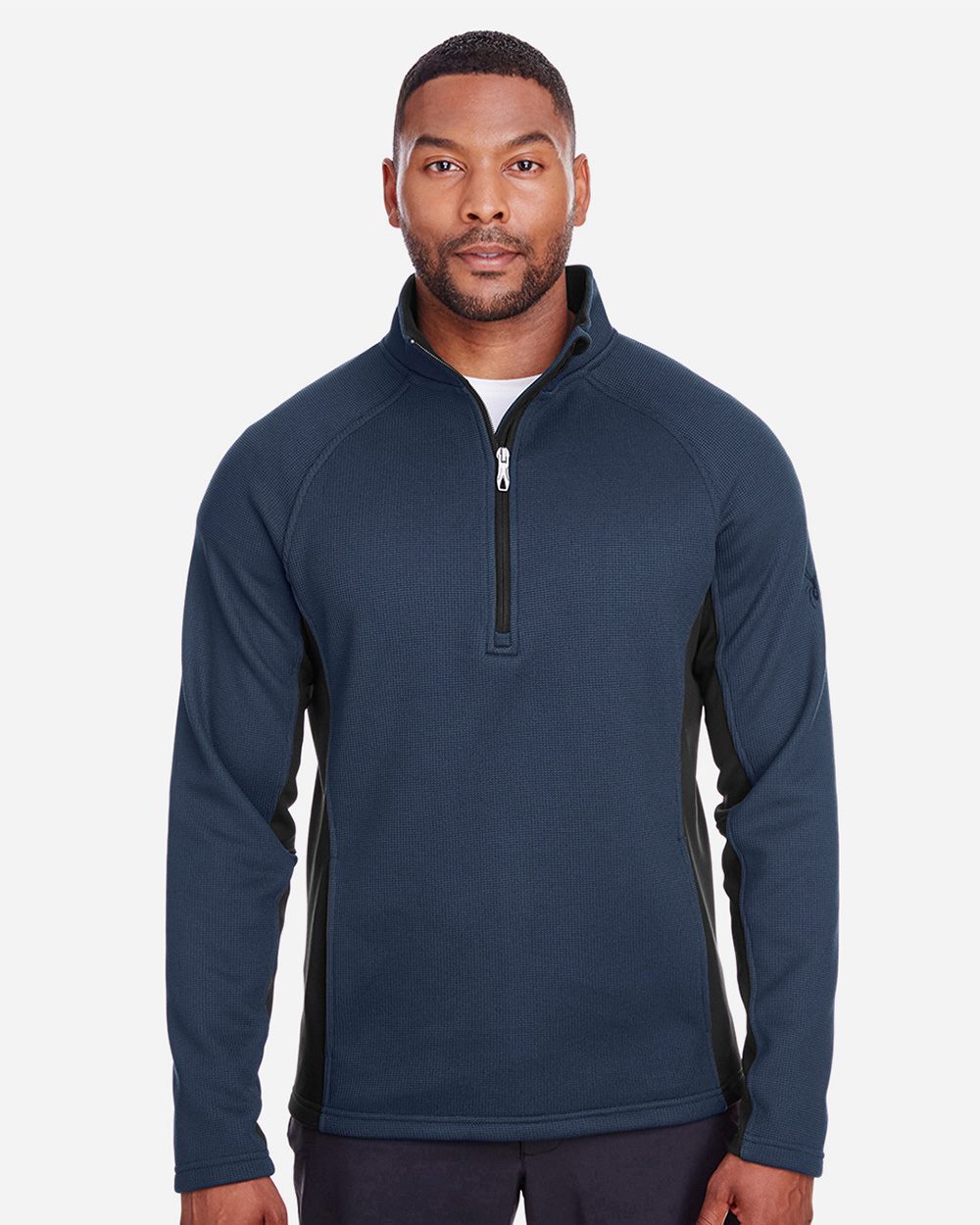 Spyder S16561, Men's Constant Half-zip Sweater Fleece Pullover, Black
