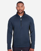 Spyder S16561, Men's Constant Half-zip Sweater Fleece Pullover, Black