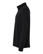 Adidas A708, Men's Textured Stripe Quarter-zip Pullover, Black