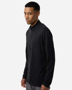 Adidas A708, Men's Textured Stripe Quarter-zip Pullover, Black
