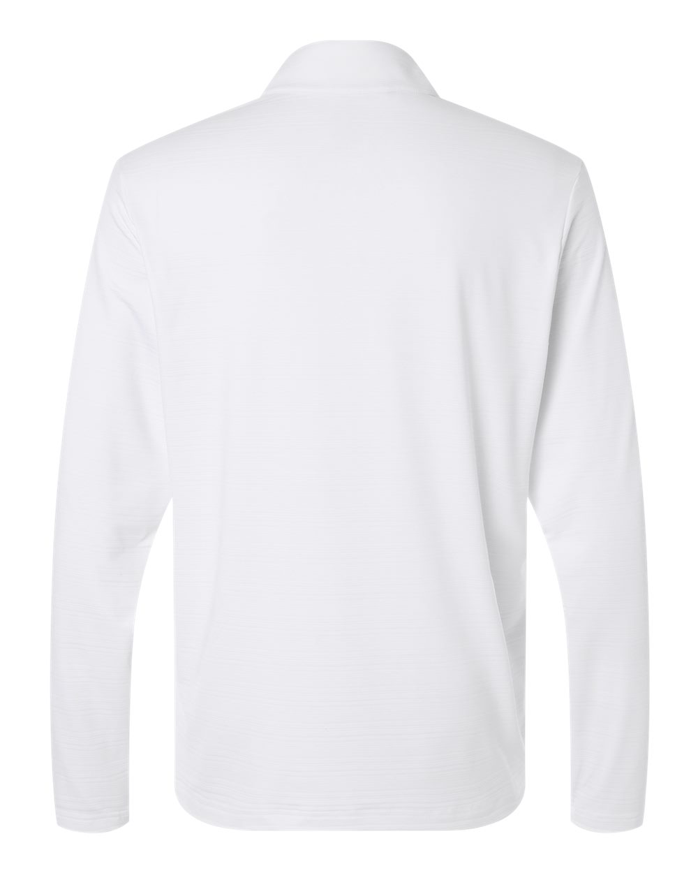 Adidas A708, Men's Textured Stripe Quarter-zip Pullover, White
