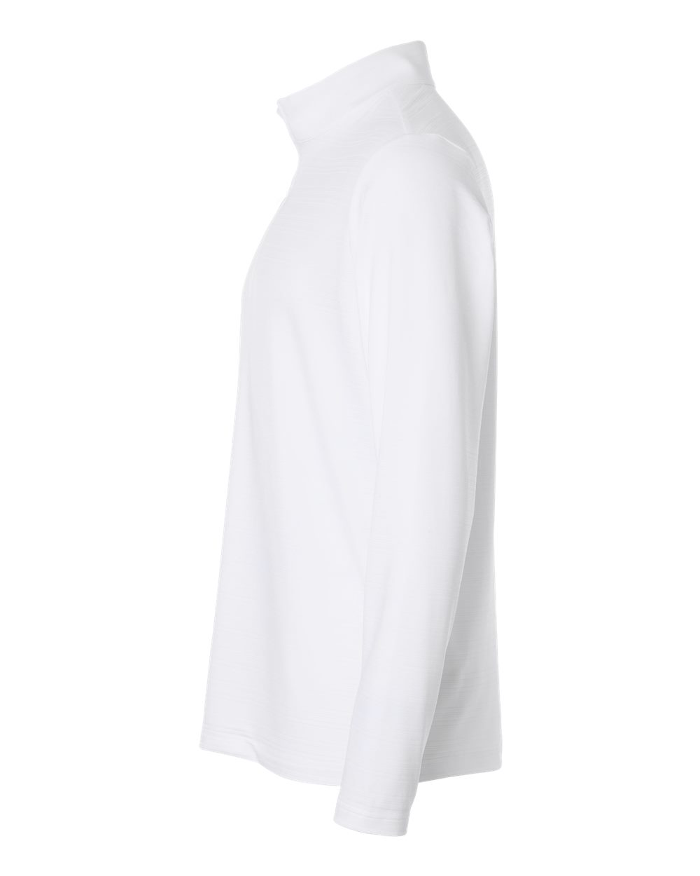 Adidas A708, Men's Textured Stripe Quarter-zip Pullover, White