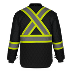 CX2 Hi-Vis L01275, - Kenworth - 5in1 Hi-vis Parka W/ Detachable Hood, Black