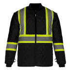 CX2 Hi-Vis L01275, - Kenworth - 5in1 Hi-vis Parka W/ Detachable Hood, Black