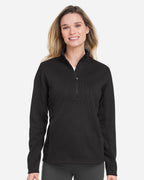 Spyder S18092, Women's Constant Canyon Quarter-zip Pullover, Black