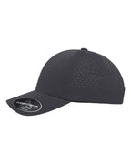 Flexfit 180AP, 15609 Delta Snapback Perforated Cap, Dark Grey