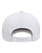 Flexfit 180AP, 15609 Delta Snapback Perforated Cap, White