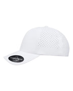 Flexfit 180AP, 15609 Delta Snapback Perforated Cap, White