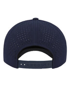 YP Classics 5389AP, Five-panel Snapback With Perforated Cap, Navy