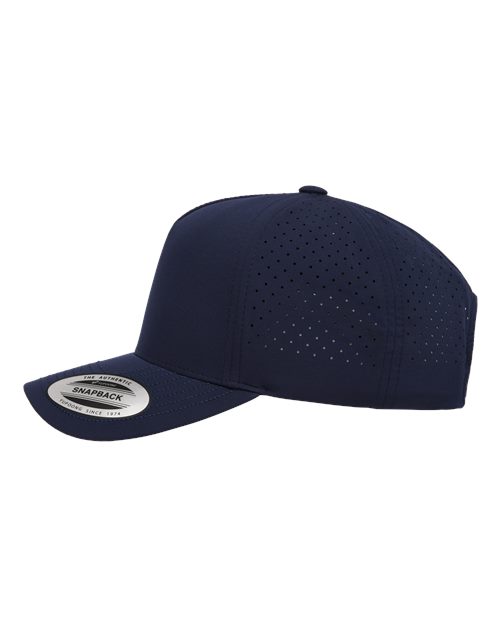 YP Classics 5389AP, Five-panel Snapback With Perforated Cap, Navy