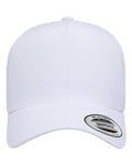 YP Classics 5389AP, Five-panel Snapback With Perforated Cap, White