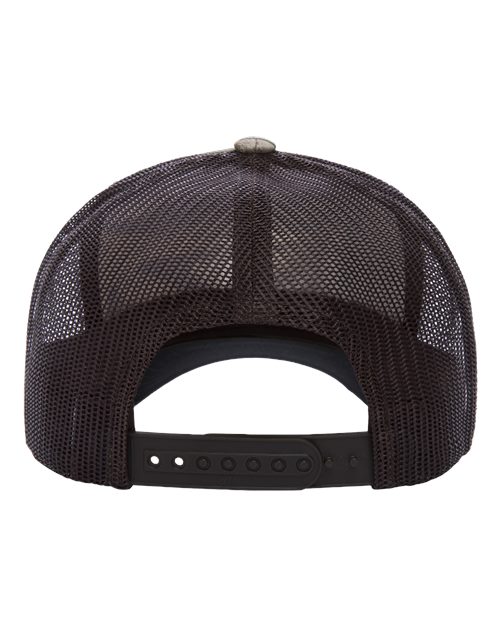 YP Classics 6606, Retro Trucker Cap, Realtree Edge/ Brown