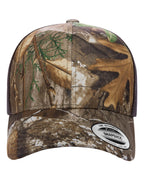 YP Classics 6606, Retro Trucker Cap, Realtree Edge/ Brown