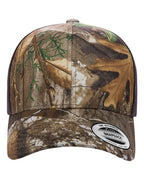 YP Classics 6606, Retro Trucker Cap, Realtree Edge/ Brown
