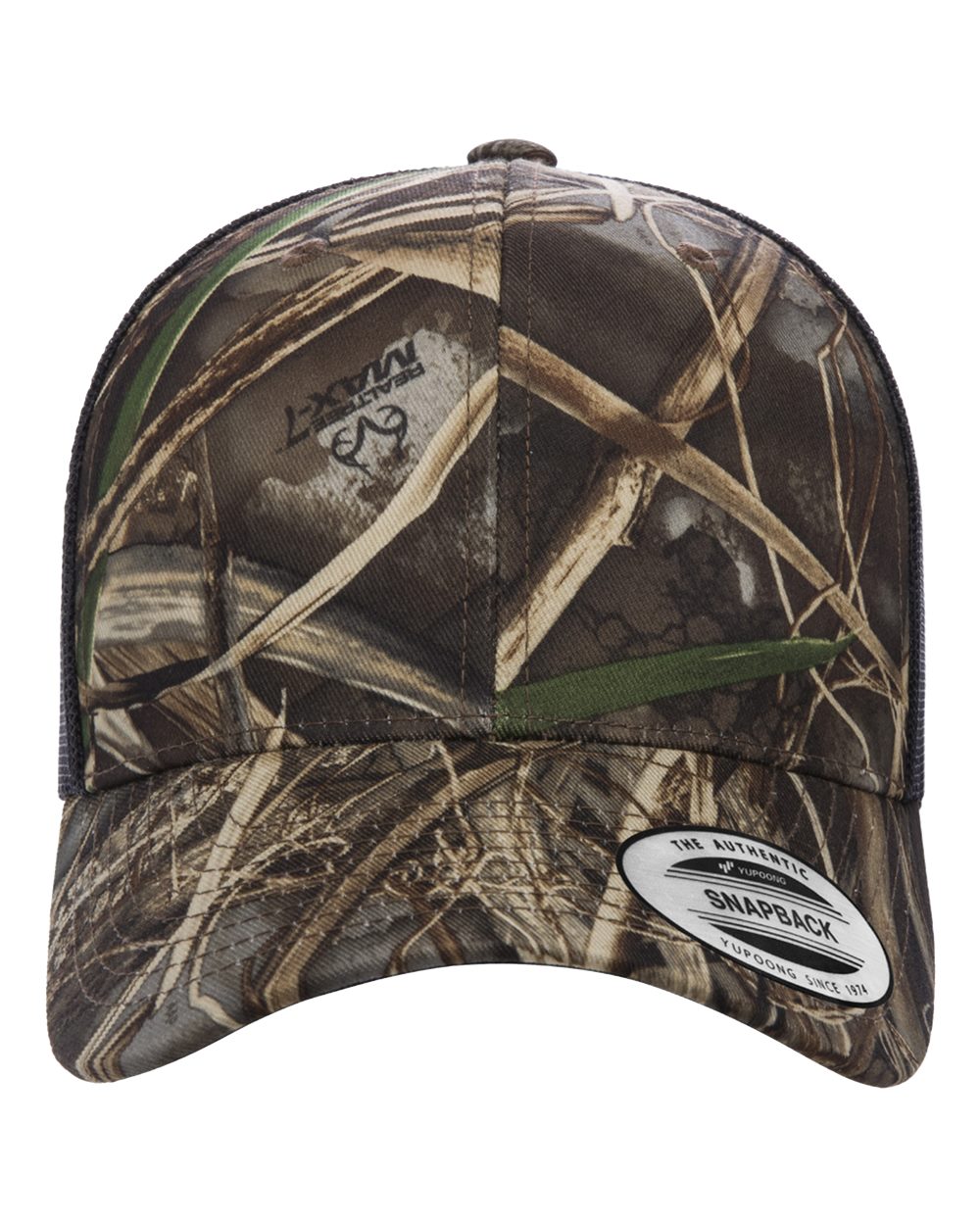 YP Classics 6606, Retro Trucker Cap, Realtree Max7/ Brown