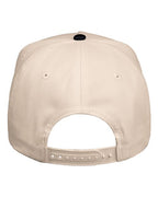 Valucap 8869, Five-panel Twill Cap, Natural/ Black