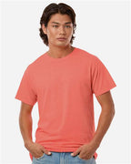 M&O 4800, Men's Gold Soft Touch T-shirt, Heather Coral