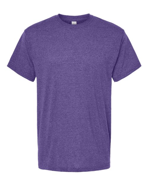 M&O 4800, Men's Gold Soft Touch T-shirt, Heather Purple