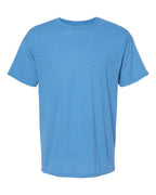 M&O 4800, Men's Gold Soft Touch T-shirt, Heather Turquoise