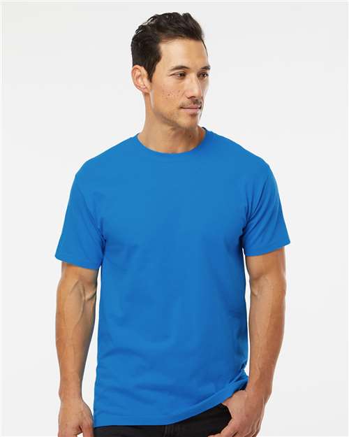 M&O 4800, Men's Gold Soft Touch T-shirt, Ocean Blue