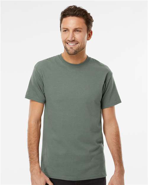 M&O 4800, Men's Gold Soft Touch T-shirt, Sage