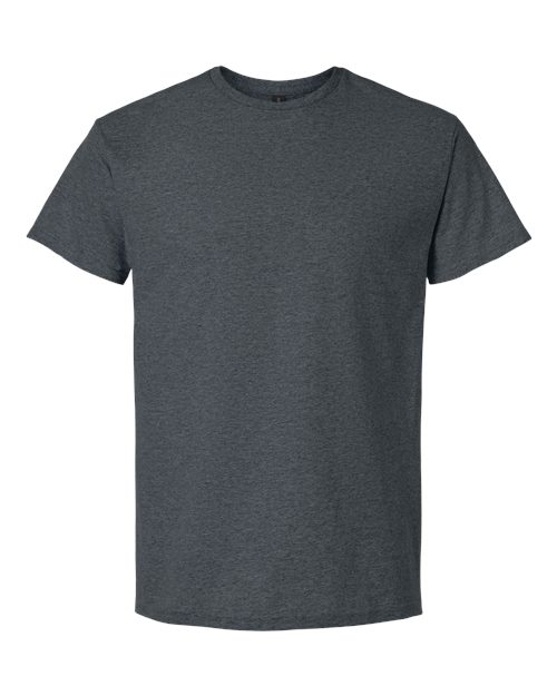 Gildan 12514, 3000 Unisex Light Cotton T-shirt, Dark Heather