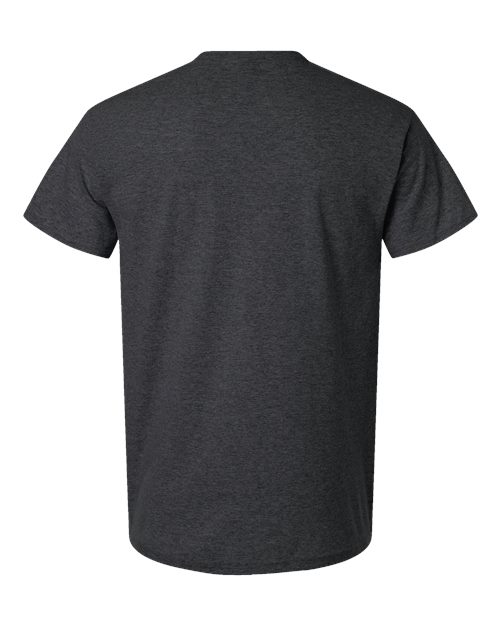 Gildan 12514, 3000 Unisex Light Cotton T-shirt, Heather Dark Grey