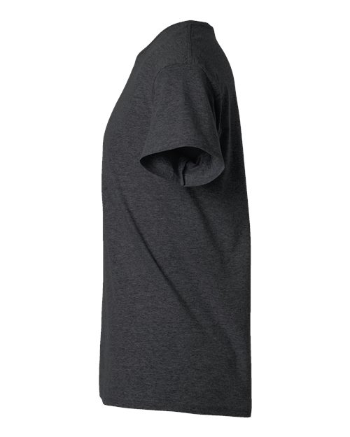 Gildan 12514, 3000 Unisex Light Cotton T-shirt, Heather Dark Grey