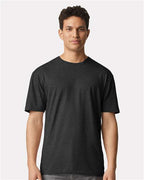 Gildan 12514, 3000 Unisex Light Cotton T-shirt, Heather Dark Grey