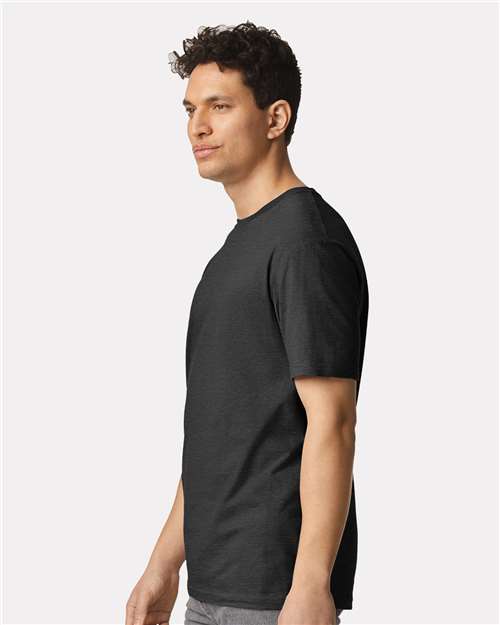 Gildan 12514, 3000 Unisex Light Cotton T-shirt, Heather Dark Grey