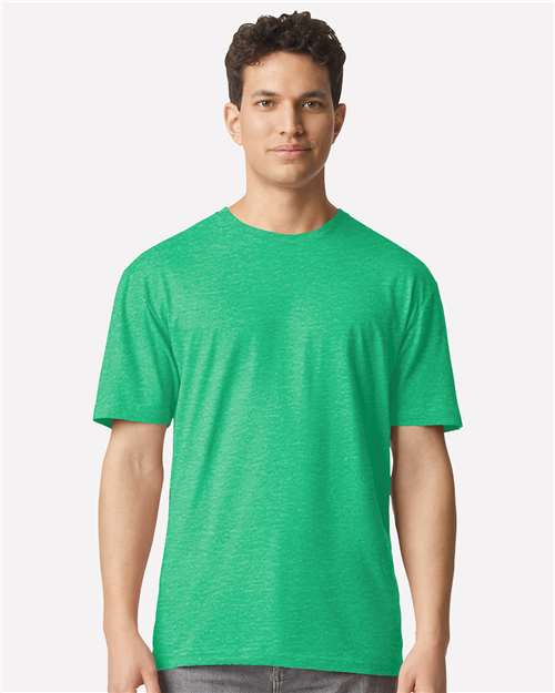 Gildan 12514, 3000 Unisex Light Cotton T-shirt, Heather Irish Green