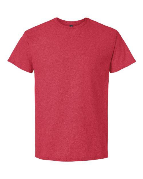 Gildan 12514, 3000 Unisex Light Cotton T-shirt, Heather Red