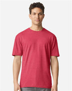 Gildan 12514, 3000 Unisex Light Cotton T-shirt, Heather Red