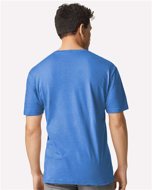 Gildan 12514, 3000 Unisex Light Cotton T-shirt, Heather Royal