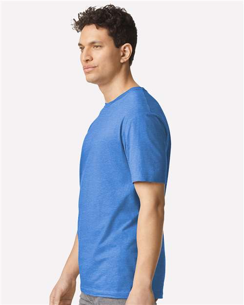 Gildan 12514, 3000 Unisex Light Cotton T-shirt, Heather Royal