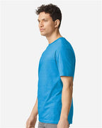 Gildan 12514, 3000 Unisex Light Cotton T-shirt, Heather Sapphire