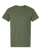 Gildan 12514, 3000 Unisex Light Cotton T-shirt, Military Green