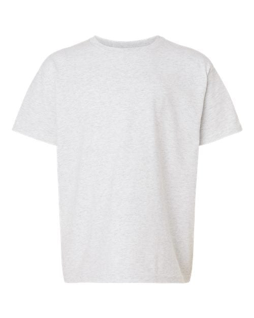 Gildan 12523, 3000b Youth Light Cotton T-shirt, Ash