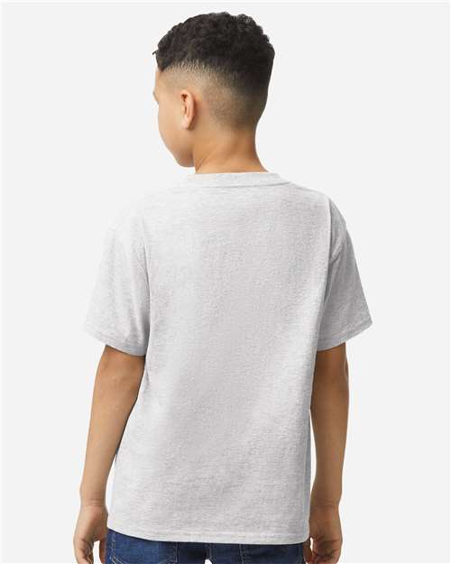 Gildan 3000B, Youth Light Cotton T-shirt, Ash