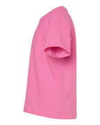 Gildan 12523, 3000b Youth Light Cotton T-shirt, Azalea