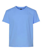 Gildan 12523, 3000b Youth Light Cotton T-shirt, Carolina Blue