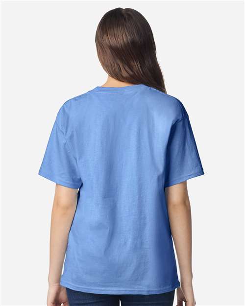 Gildan 12523, 3000b Youth Light Cotton T-shirt, Carolina Blue